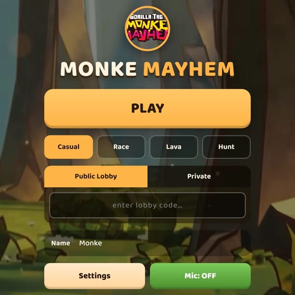 Monke Mayhem text 3