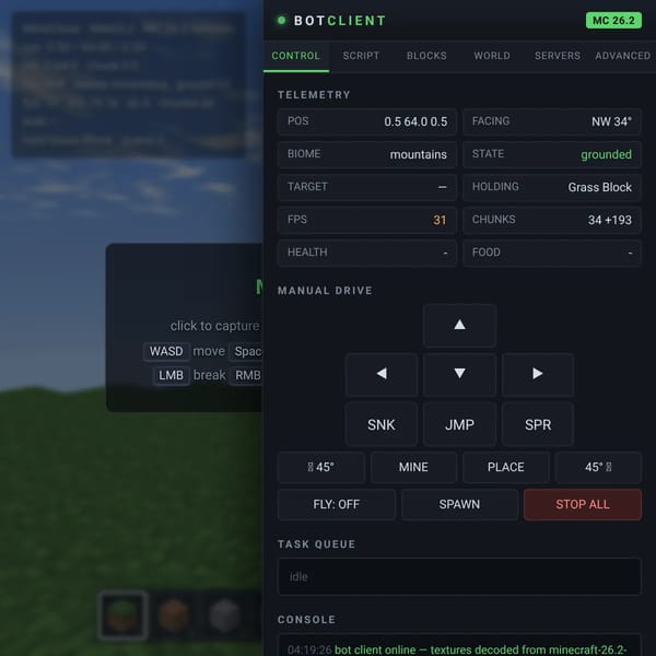 Minecraft expect you actually join servers
