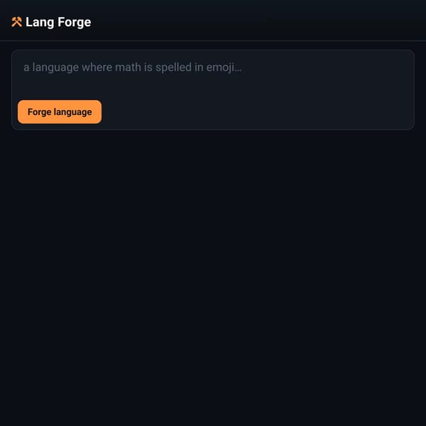Lang Forge