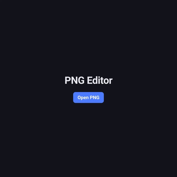 PNG Editor