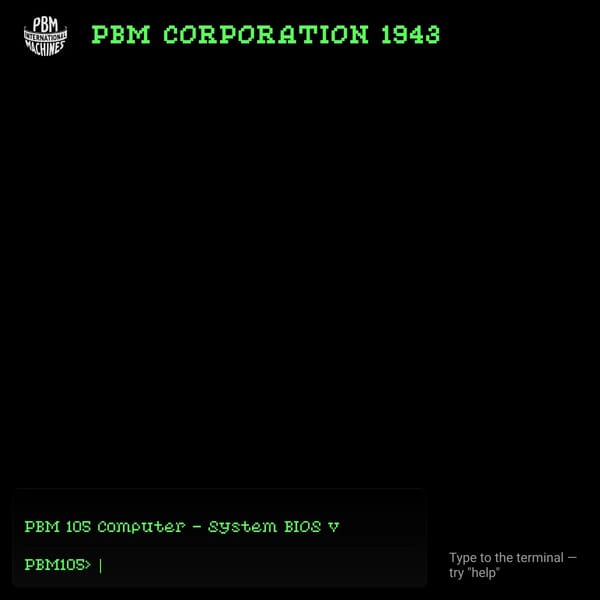 PBM 105 1943 computer