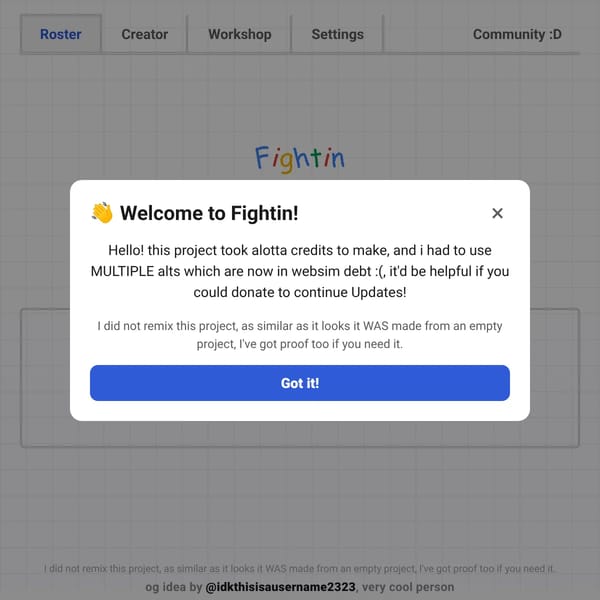 Fightin [test] (custom character fighting)