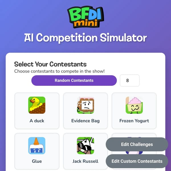 BFDI Mini Simulator