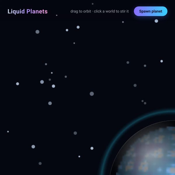 Liquid Planets