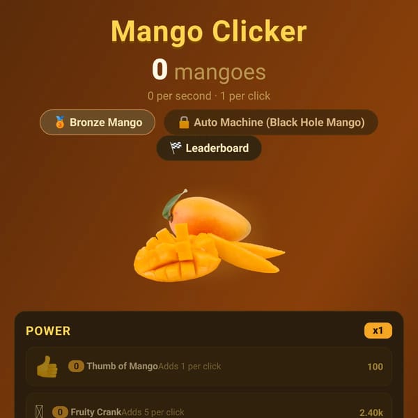 Mango Clicker