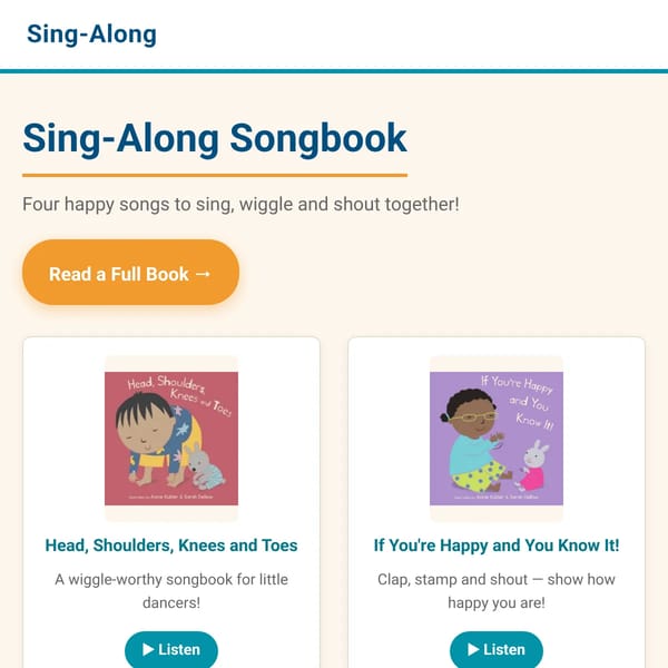Sing-Along Songbook