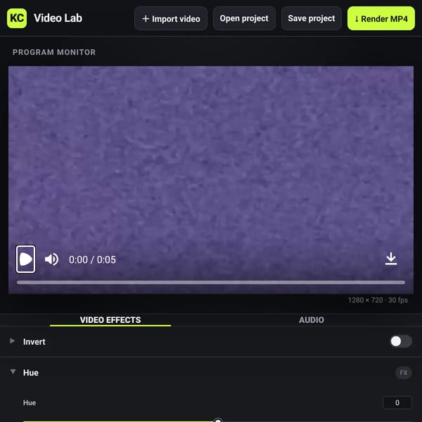 Klasky Csupo Video Editor