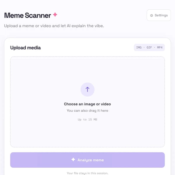 Meme Scanner
