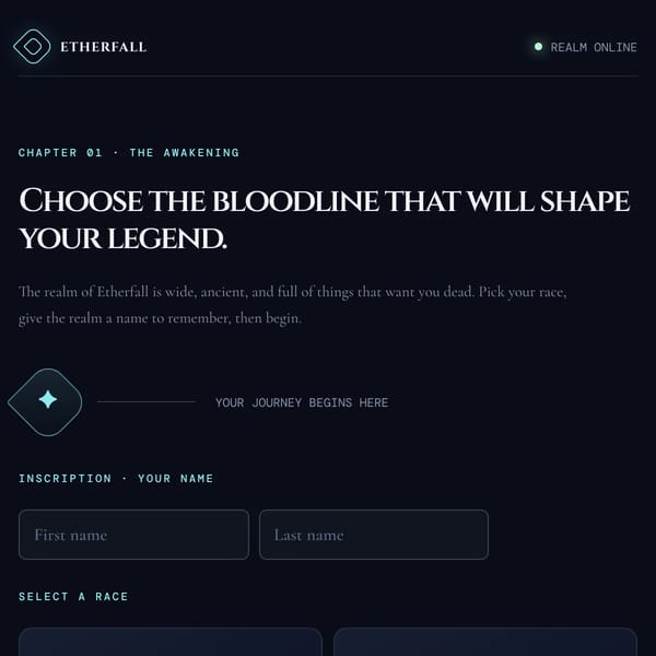 Etherfall RPG
