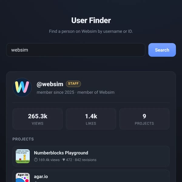 User Finder