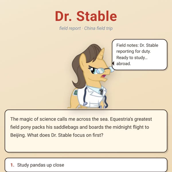Dr. Stable: China