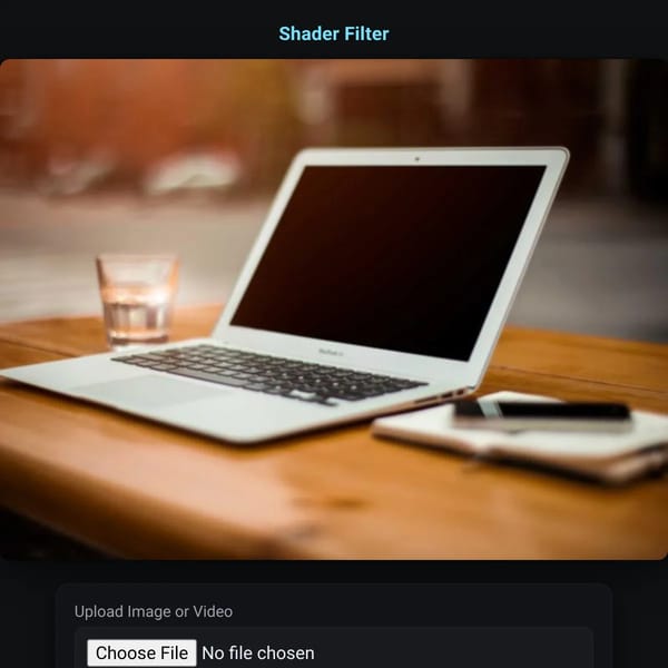 WebGL Shader Filters