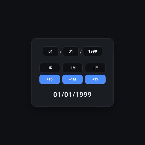 Date Stepper