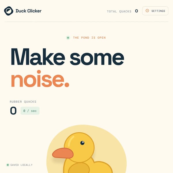 Duck Clicker
