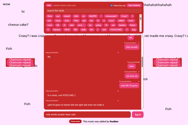 Chatroom repeat
