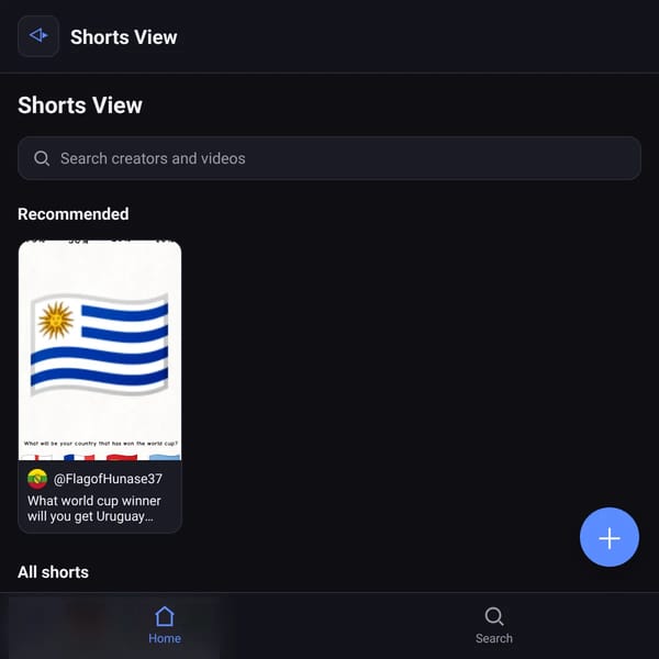 Shorts View