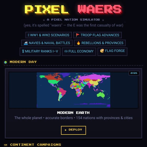Web Of Conflict - Country War Simulator