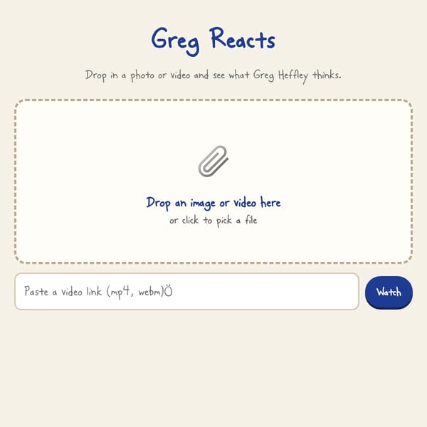 Greg Reacts