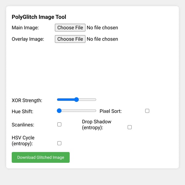 PolyGlitch Image Tool