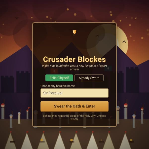 Crusader Blockes