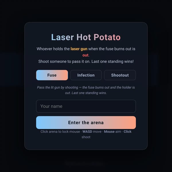 Laser Hot Potato