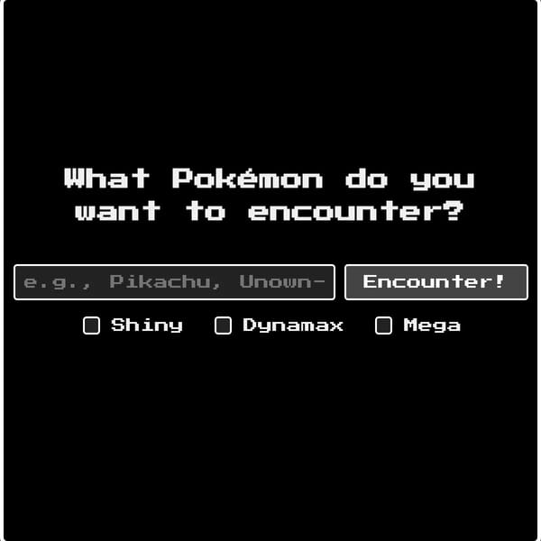 Pokémon Encounter