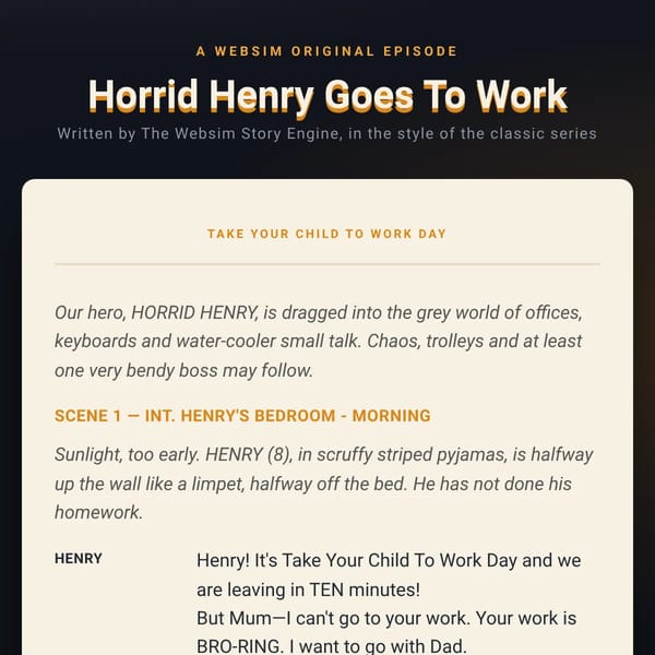 Henry at Work