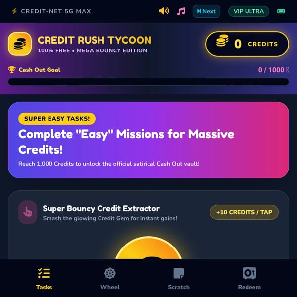 Credit Craze (Real Credits)