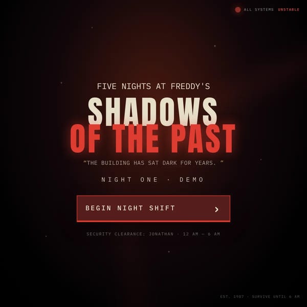FNaF: Shadows of the Past (VERY EARLY APLHA)