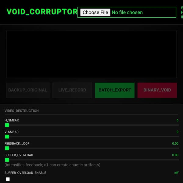 Video Corruptor
