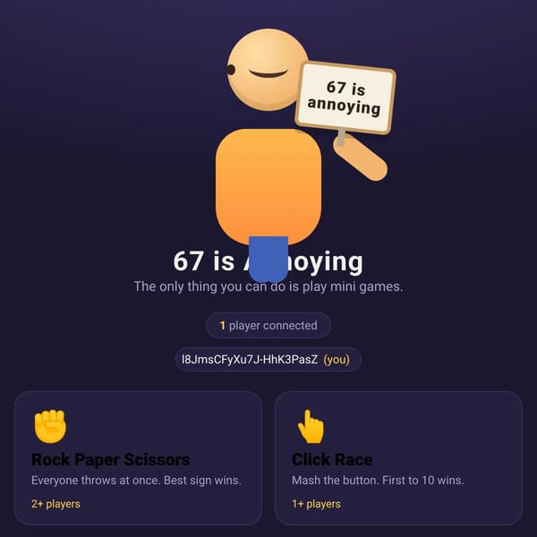 67 is annoying