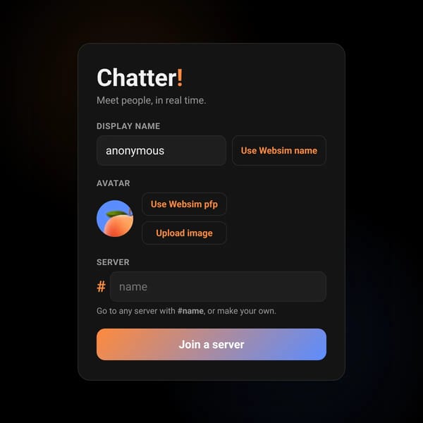 Chatter!