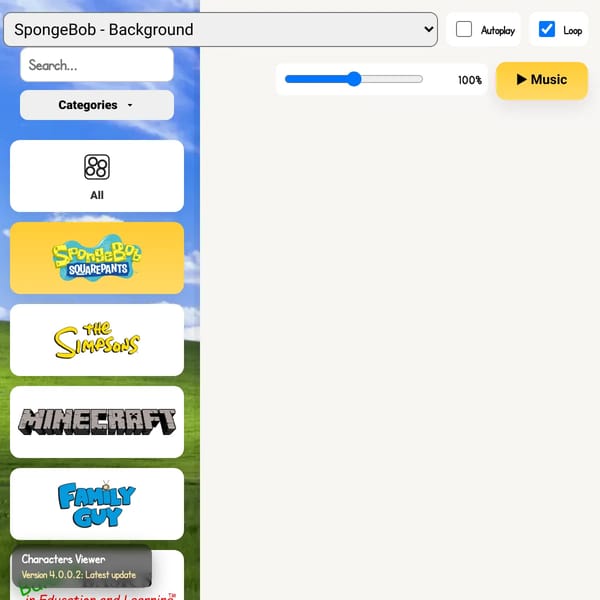 Characters Viewer (V 4.0.0.2 pocket gets grounded added xd)