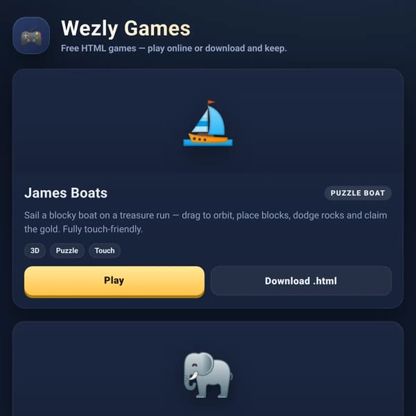 Wezly Games