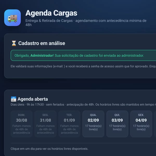 Agenda Cargas
