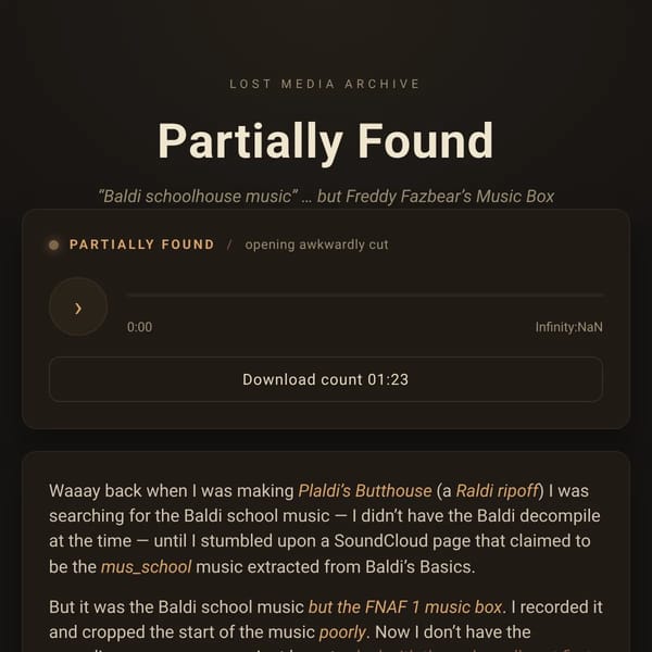 Partially Found