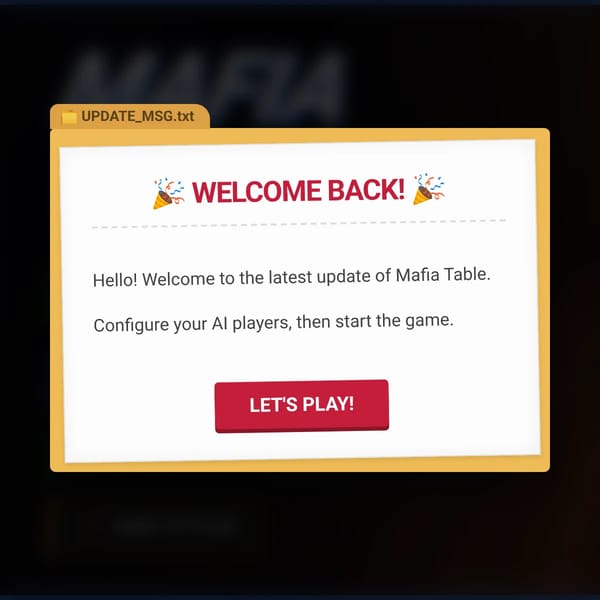 Mafia Table