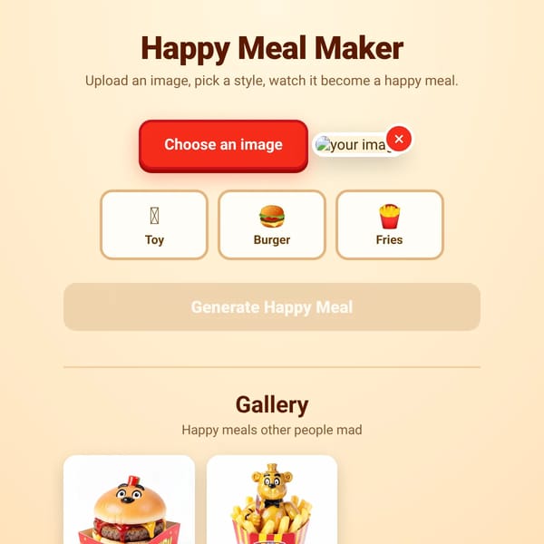 Happy Meal Maker