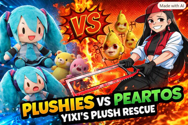 plushies vs peartos — Yixi's Plush Rescue