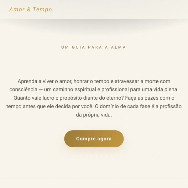 Amor & Tempo