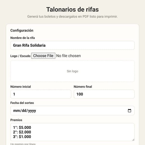 Talonarios