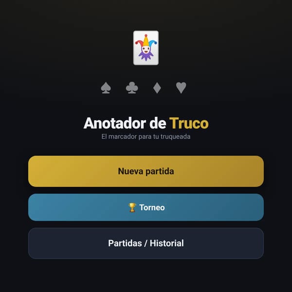 Anotador de Truco
