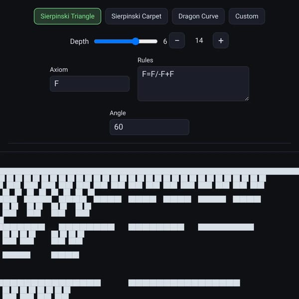 ASCII Fractals