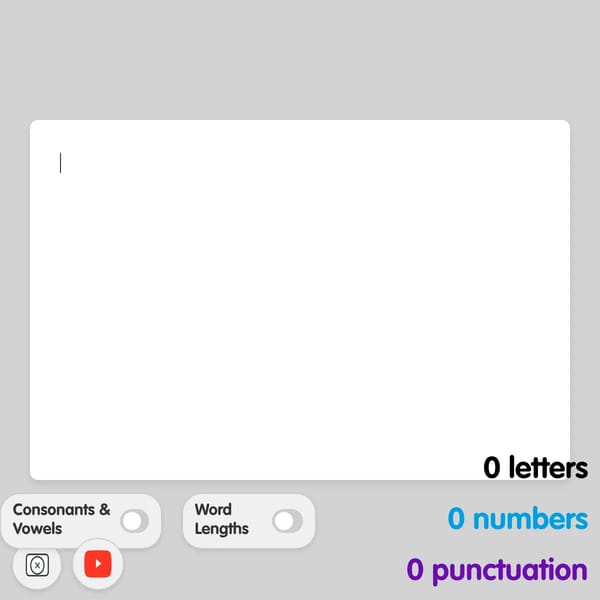 Letter Counter