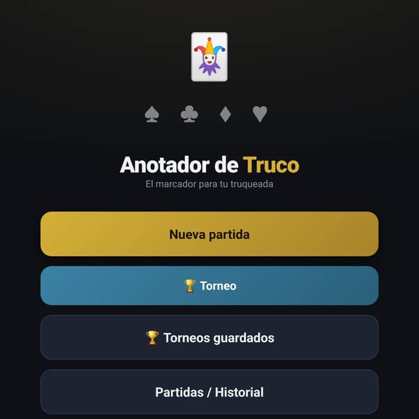 Anotador de Truco