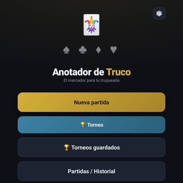 Anotador de Truco