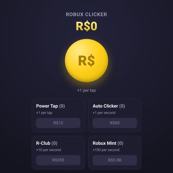 Robux Clicker