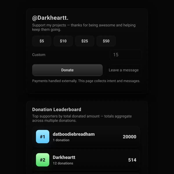 Darkheartdonations