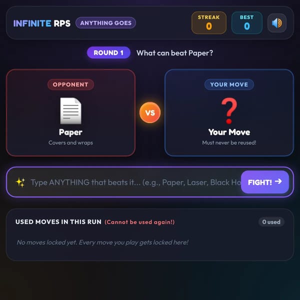 Infinite RPS