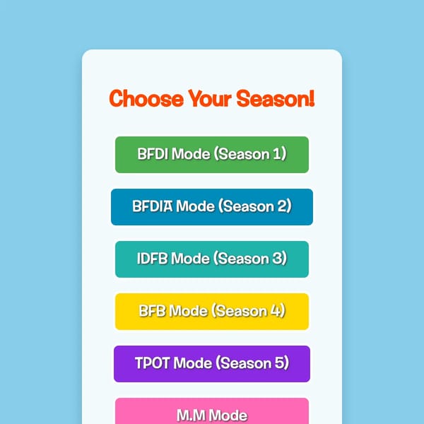 B.F.D.I Simulator Season 1